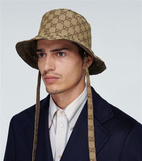 gucci bucket hat sale|gucci bucket hat with strings.